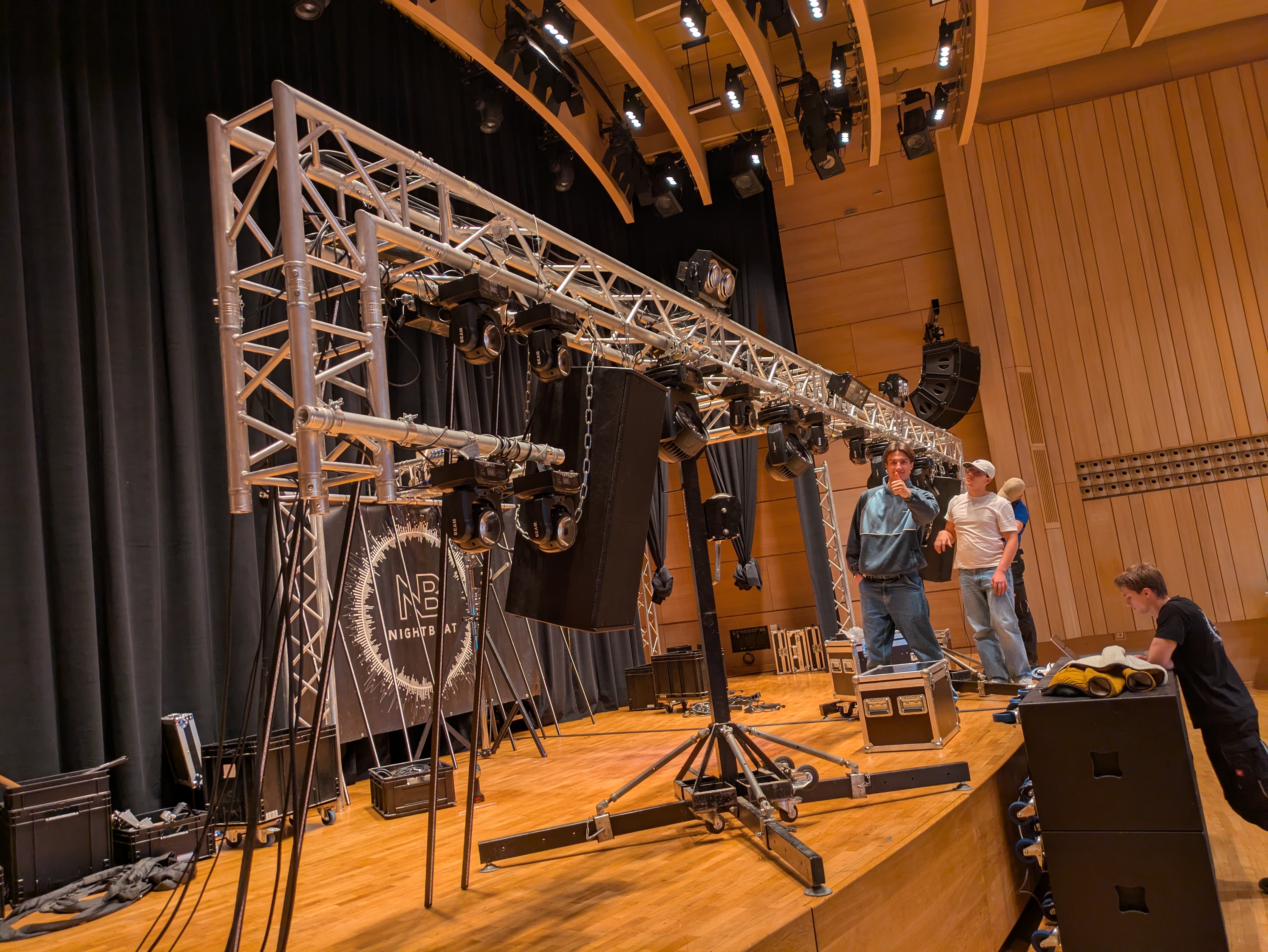 Aufbau des Lichtsystems